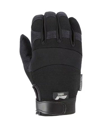 Majestic 2137 Armor Skin Mechanics Glove - Synthetic Leather Palm & Knit Back - Hollis Supply