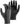 black latex gloves