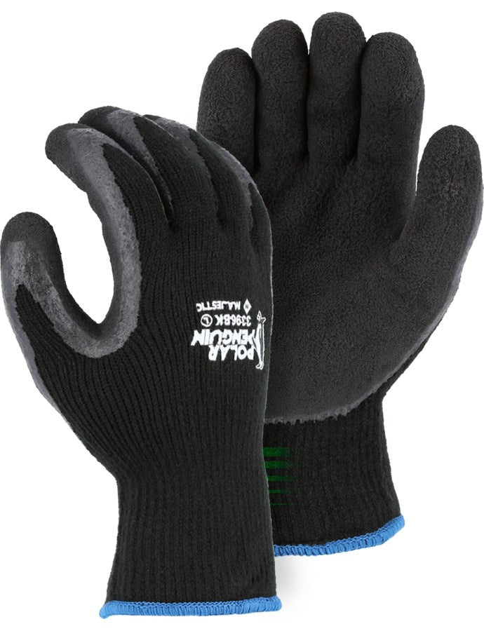 Majestic 3396 Polar Penguin Winter Glove - Foam Latex Palm & Thermal Lining (12 Pairs/Box)
