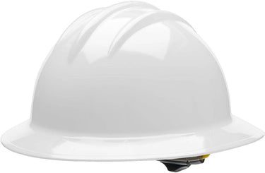 white hard hat