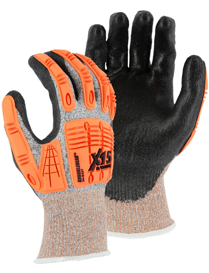 Majestic 34-5337 X-15 Dyneema Cut & Impact Resistant Gloves with TPR Protection - (12 Pack) - Hollis Supply