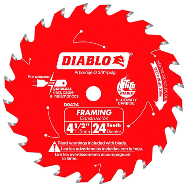 4-1/2' x 24-TEETH FRAMING SAW BLADE FOR WOOD - Hollis Supply
