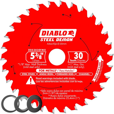 5-3/8' x 30-TEETH STEEL DEMON CARBIDE SAW BLADE FOR MEDIUM METAL - Hollis Supply