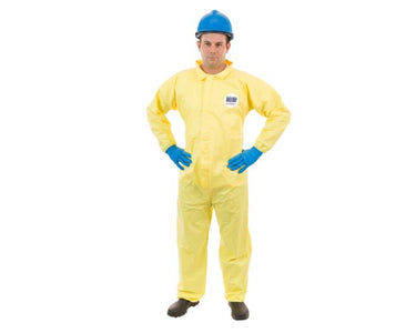 ChemSplash 1 Chemical Splash Coverall - Serged Seams, Elastic Wrist, Open Ankle (Case of 12) | Style 7012YS - Hollis Supply