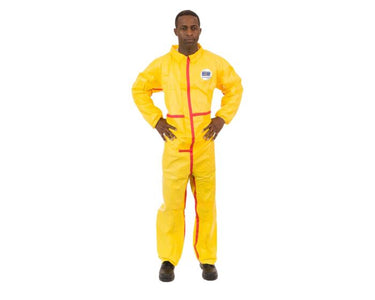 ChemSplash 1 Chemical Splash Coverall - Elastic Wrist/Ankle, Taped Seams (Case of 6) | Style 7013YT - Hollis Supply