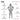 ChemSplash 2 Chemical Splash Coverall - Attached Hood, Boots, Taped Seams, Elastic Wrist (Case of 6) | Style 7319GT - Hollis Supply