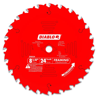 8-1/4' x 24-TEETH FRAMING SAW BLADE FOR WOOD - Hollis Supply