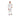 Person wearing a white coverall on a white background