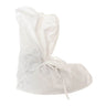 White boot cover on a white background