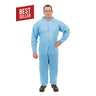 Man wearing a blue coverall with a 'Best Seller' label on a white background