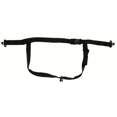 Bullard Black 3-point latex-free elastic chinstrap with chin cup for Bullard helmets S61 and S62 | ES3 (Case of 25) - Hollis Supply
