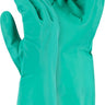 blue latex gloves