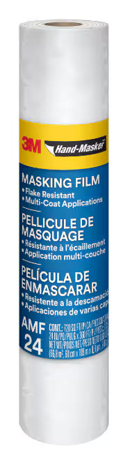 72" x 90' 3M AMF72 Hand-Masker Pre-Folded Advanced Masking Film - Hollis Supply