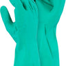 blue latex gloves