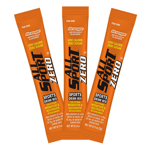 All Sport Zero Powder Sticks, Orange, Box of 50