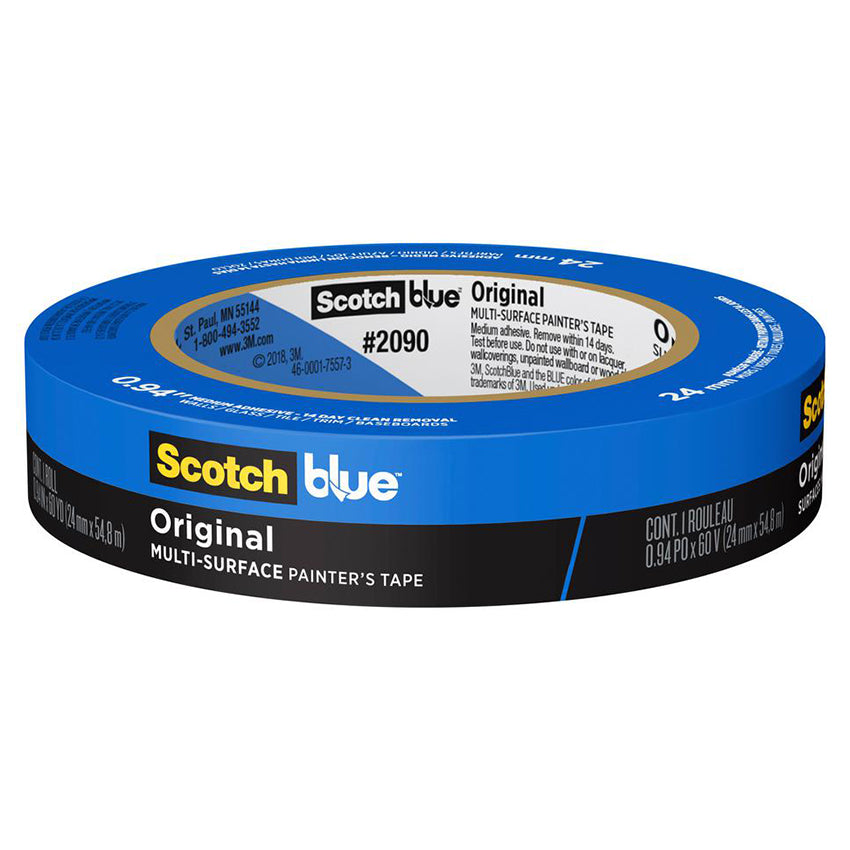 3M ScotchBlue® Original Multi-Surface Painter’s Tape 2090 – 60 Yard Roll - Hollis Supply