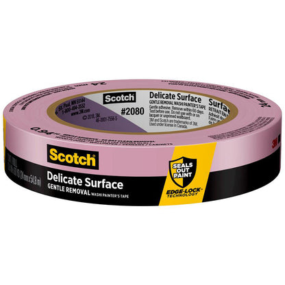 3M Safe-Release Delicate Surface Painter’s Tape – Gentle Adhesive, 60-Day Clean Removal | 2080SR (Case Quantity)