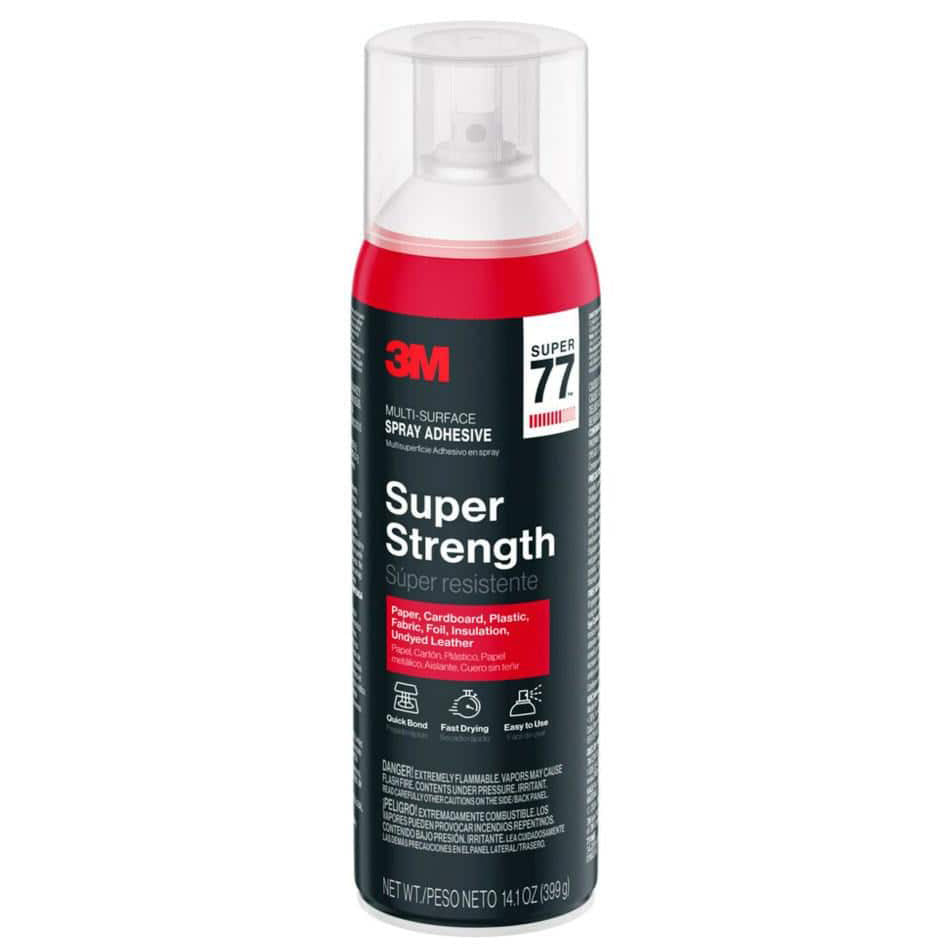 3M Super 77 Multipurpose Spray Adhesive - 14.1 oz | 77-NAT - Hollis Supply