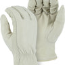 white leather work gloves