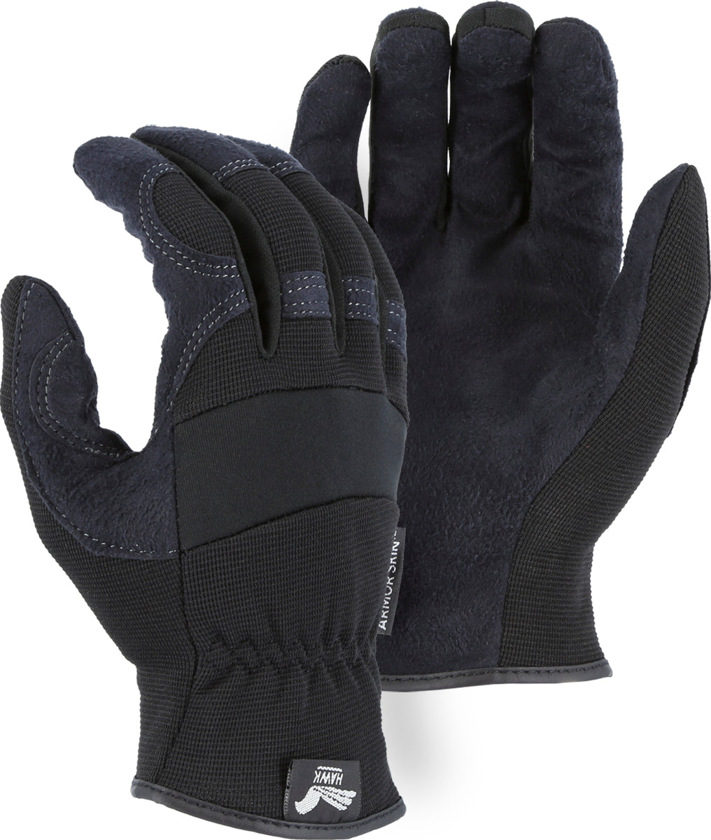 black gloves