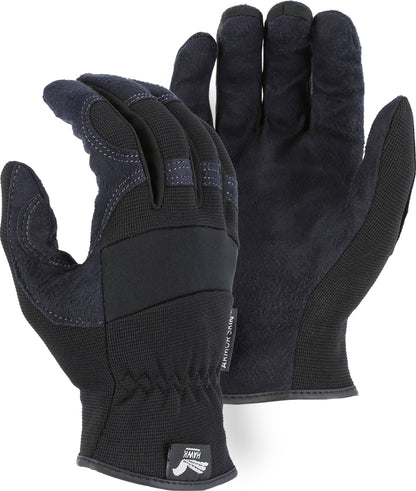 black gloves