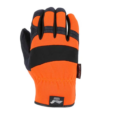 Majestic 2136 Armor Skin Mechanics Glove - Knit Back & Neoprene Knuckle (12 Pairs/Box) - Hollis Supply