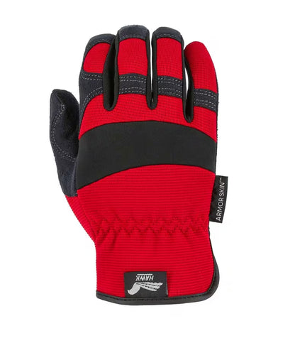 Majestic 2136 Armor Skin Mechanics Glove - Knit Back & Neoprene Knuckle (12 Pairs/Box) - Hollis Supply