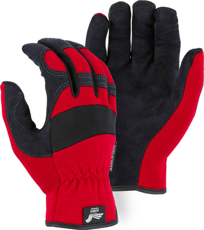 red gloves