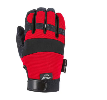 Majestic 2137 Armor Skin Mechanics Glove - Synthetic Leather Palm & Knit Back - Hollis Supply