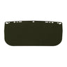 Bullard Acetate Visor - Dark green, flat, multi-fit acetate visor, 8" x 15" x 0.040" | 840MG (Case of 50) - Hollis Supply