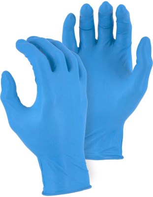 Majestic 3276 Premium Nitrile Glove - 5-6 mil, Powder-Free, Textured Fingertip (100 Gloves/Box) - Hollis Supply