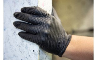 Majestic 3277 Powder-Free Nitrile Glove - 8 mil, Diamond Grip/Chemical Resistant (100 Gloves/Box) - Hollis Supply