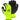 Majestic 3397HY high visibility yellow work gloves with black latex palm coating