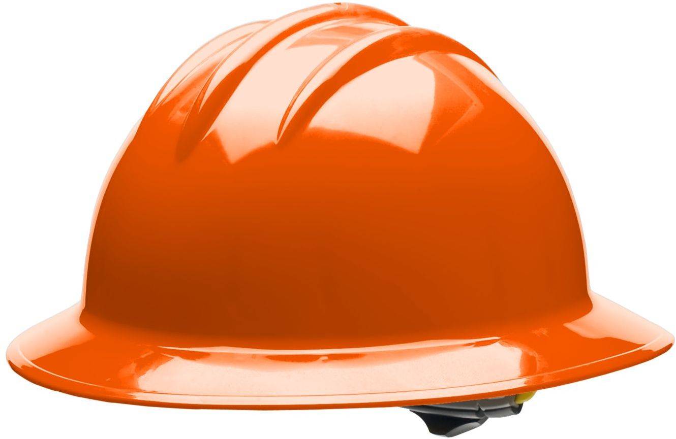 orange hard hat