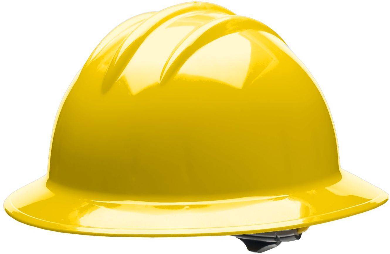 yellow hard hat