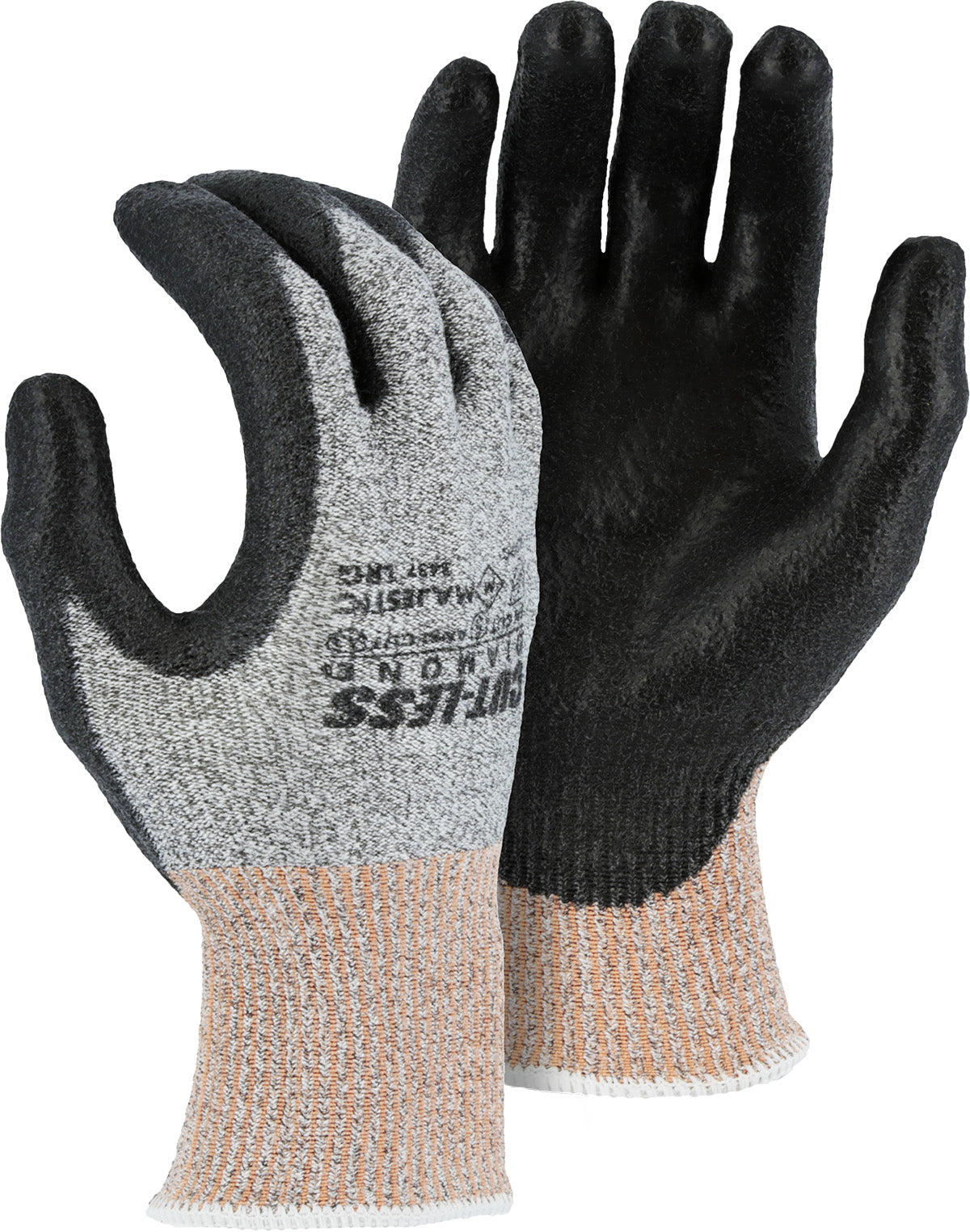 Nitril dipped work gloves