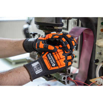 Majestic Glove X-10 Korplex Glove with Foam Nitrile Palm, 18g, ANSI A4 (Pack of 12) - Hollis Supply