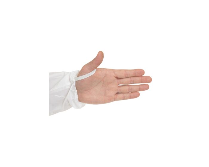 GammaGuard CE Sterile Coveralls, Hood, Boot - Thumb Loops, Storm Flap, Elastic Wrist (Case of 25) | Style CE11019CIS - Hollis Supply