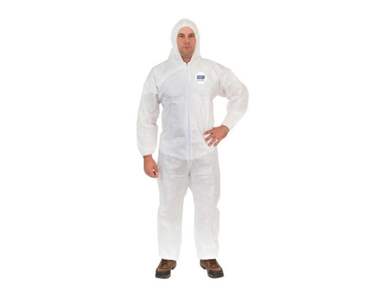 Body Filter 95+ Coverall, Hood, Elastic Wrist, Elastic Ankle - 4028 (25/Case) - Hollis Supply