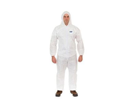 Body Filter 95+ Coverall, Hood, Elastic Wrist, Elastic Ankle - 4028 (25/Case) - Hollis Supply