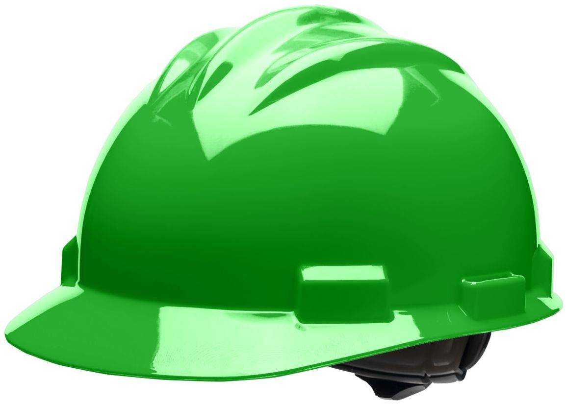 green hard hat