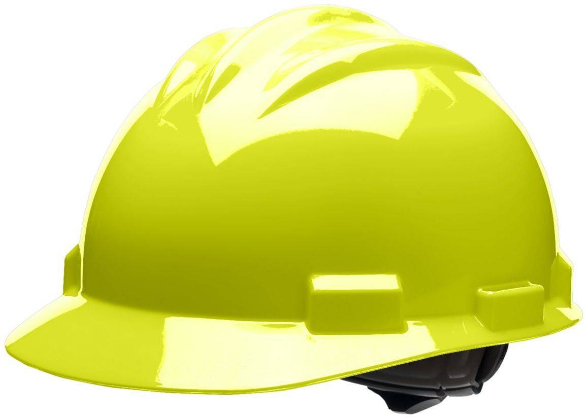 yellow hard hat