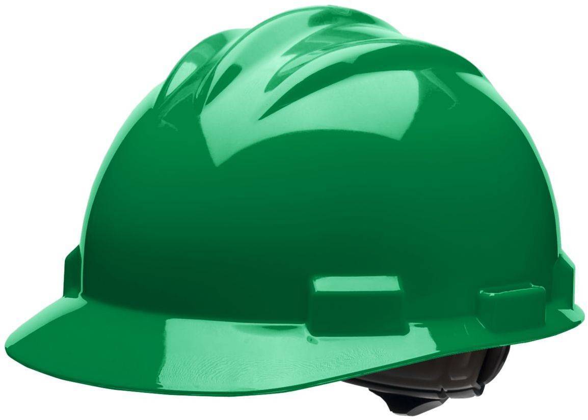 green hard hat