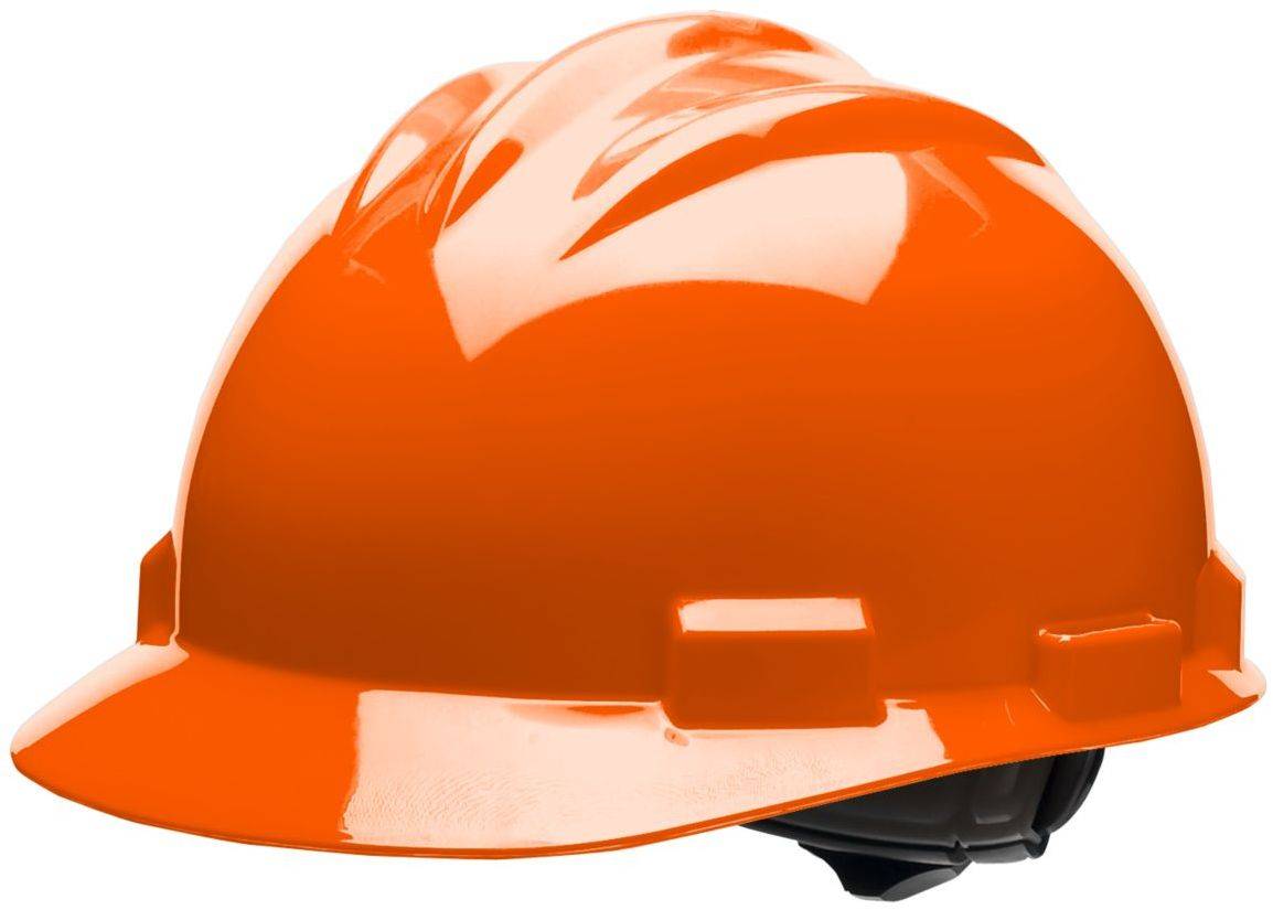 orange hard hat