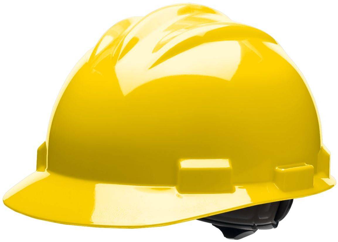 yellow hard hat