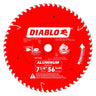 7-1/4' X 56 TOOTH THICK ALUMINUM CUTTING SAW BLADE - Hollis Supply