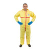 ChemSplash 1 Chemical Splash Coverall - Taped Seams, Elastic Wrist, Open Ankle (Case of 6) | Style 7012YT - Hollis Supply
