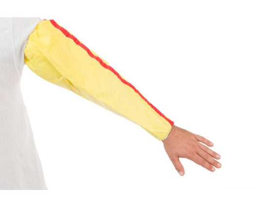 ChemSplash 1 Chemical Splash Sleeves - Taped Seams (Case of 200) | Style 7065YT - Hollis Supply