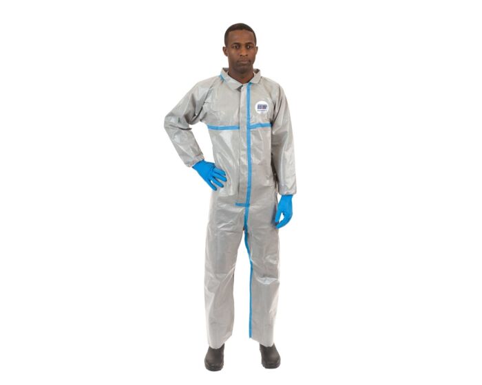 ChemSplash 2 Chemical Splash Coverall - Elastic Wrist/Ankle, Taped Seams, Open Ankle (Case of 6) | Style 7312GT - Hollis Supply