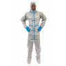 ChemSplash 2 Chemical Splash Coverall - Attached Hood, Boots, Taped Seams, Elastic Wrist (Case of 6) | Style 7319GT - Hollis Supply
